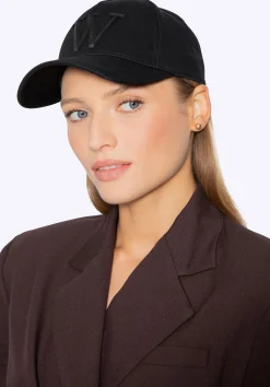 Bawełniana czapka z daszkiem unisex czarna>WITTCHEN Hot