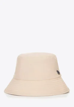 Czapka typu bucket z nylonu beżowa>WITTCHEN Discount