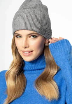 Damska czapka klasyczna szara>WITTCHEN Fashion