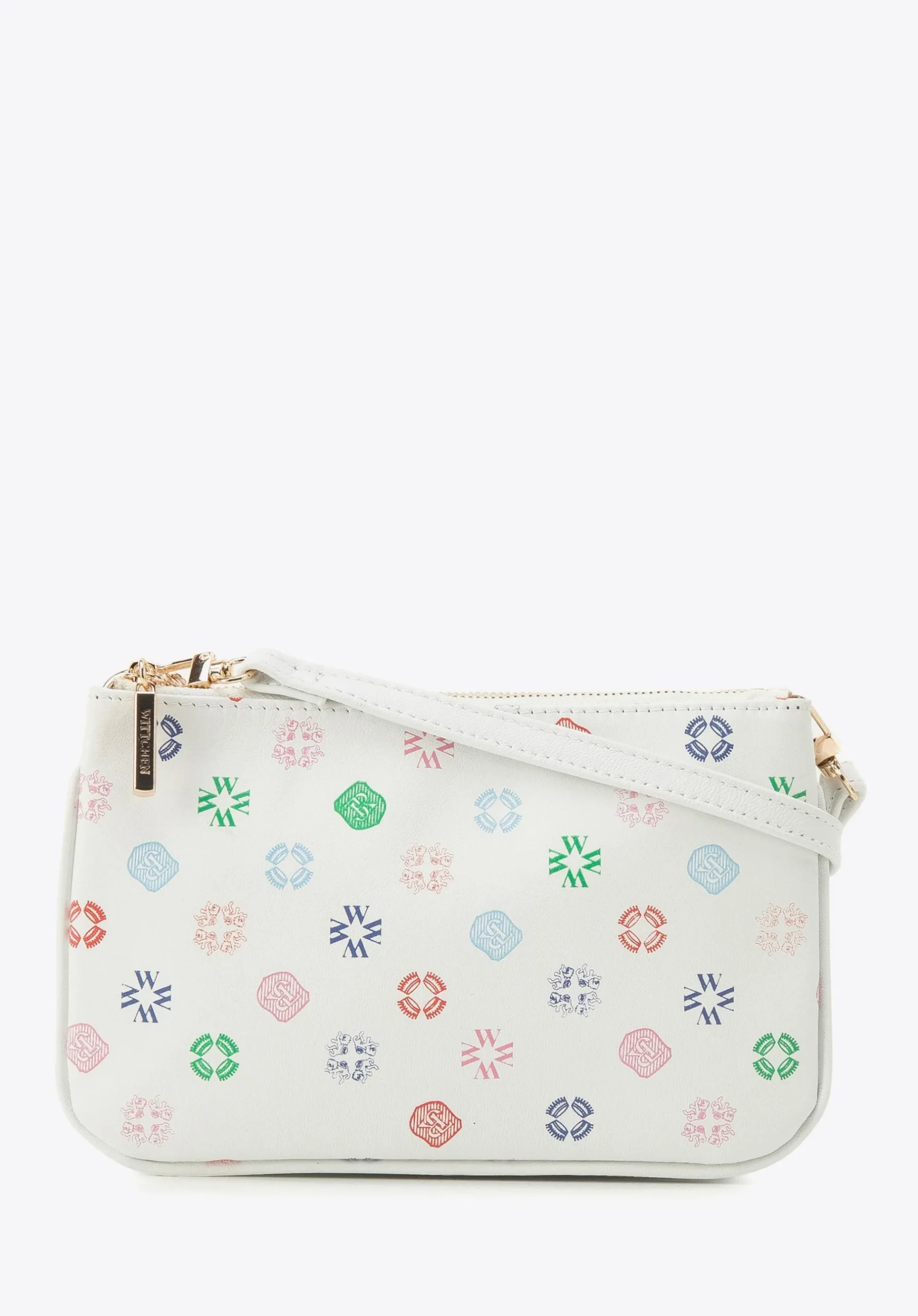 Damska minitorebka ze skóry w monogram dwukomorowa>WITTCHEN Online