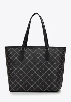 Damska shopperka w monogram czarna><noscript><img width=