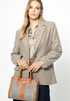 Damski kuferek w pepitkę z ekoskóry>WITTCHEN Fashion