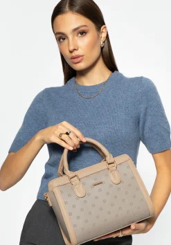 Damski kuferek z ekoskóry w tłoczenie>WITTCHEN Fashion