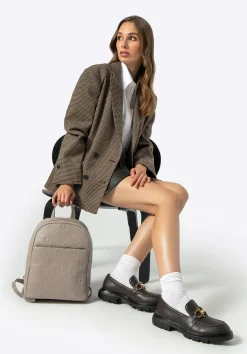 Damski plecak skórzany w monogram><noscript><img width=