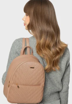 Damski plecak z ekoskóry w pionowe przeszycia>WITTCHEN Outlet