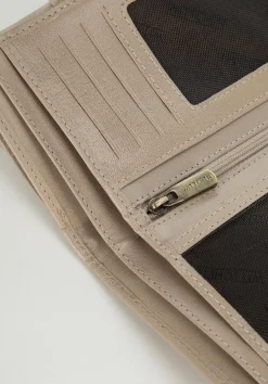 Damski portfel ze skóry z elegancką napą><noscript><img width=