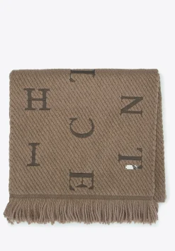 Damski szalik haftowany w litery>WITTCHEN Sale