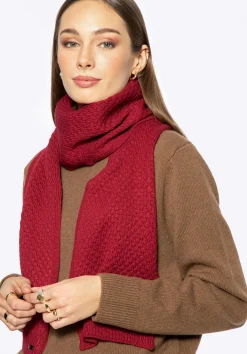 Damski szalik z drobnym geometrycznym wzorem długi>WITTCHEN Discount