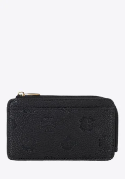 Damskie etui na karty z imitacji skóry czarne>WITTCHEN Outlet
