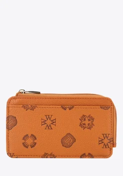Damskie etui na karty z imitacji skóry jasny brąz>WITTCHEN Hot