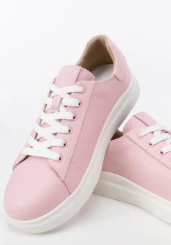 Damskie klasyczne sneakersy na platformie różowe><noscript><img data-lazyloaded=