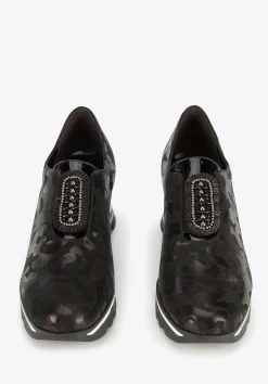 Damskie sneakersy metaliczne na platformie czarne>WITTCHEN Clearance