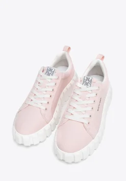 Damskie sneakersy na platformie różowe>WITTCHEN Sale