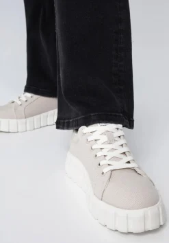Damskie sneakersy na platformie szare><noscript><img data-lazyloaded=