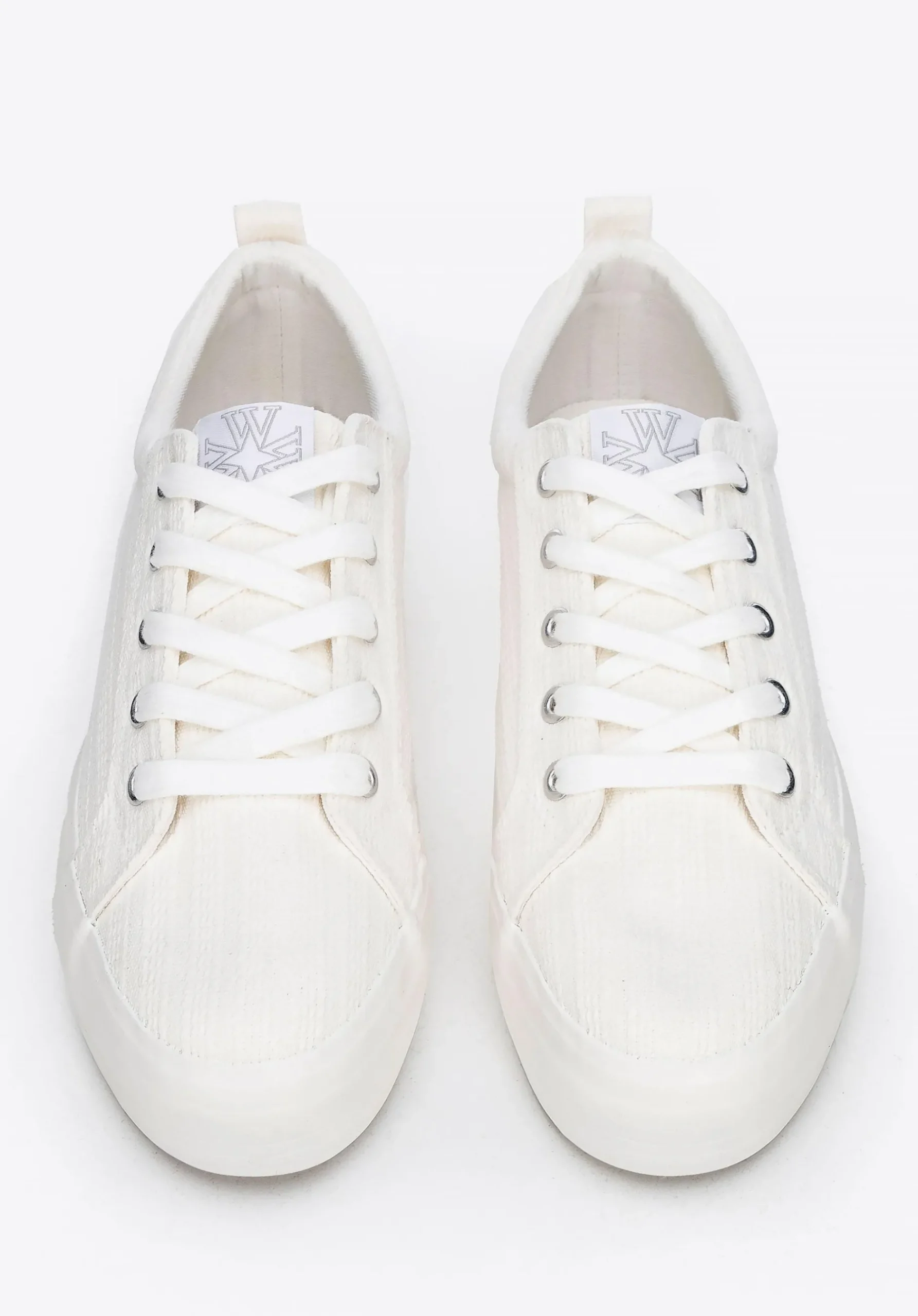 Damskie sneakersy na platformie kremowe>WITTCHEN Best