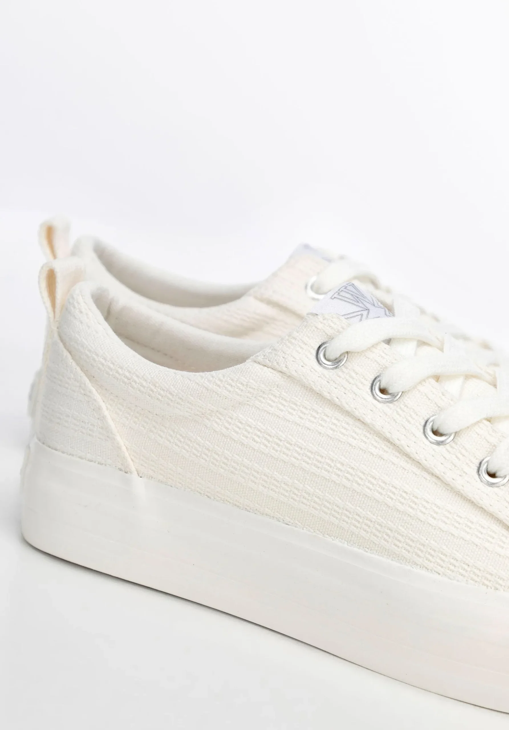 Damskie sneakersy na platformie kremowe>WITTCHEN Best