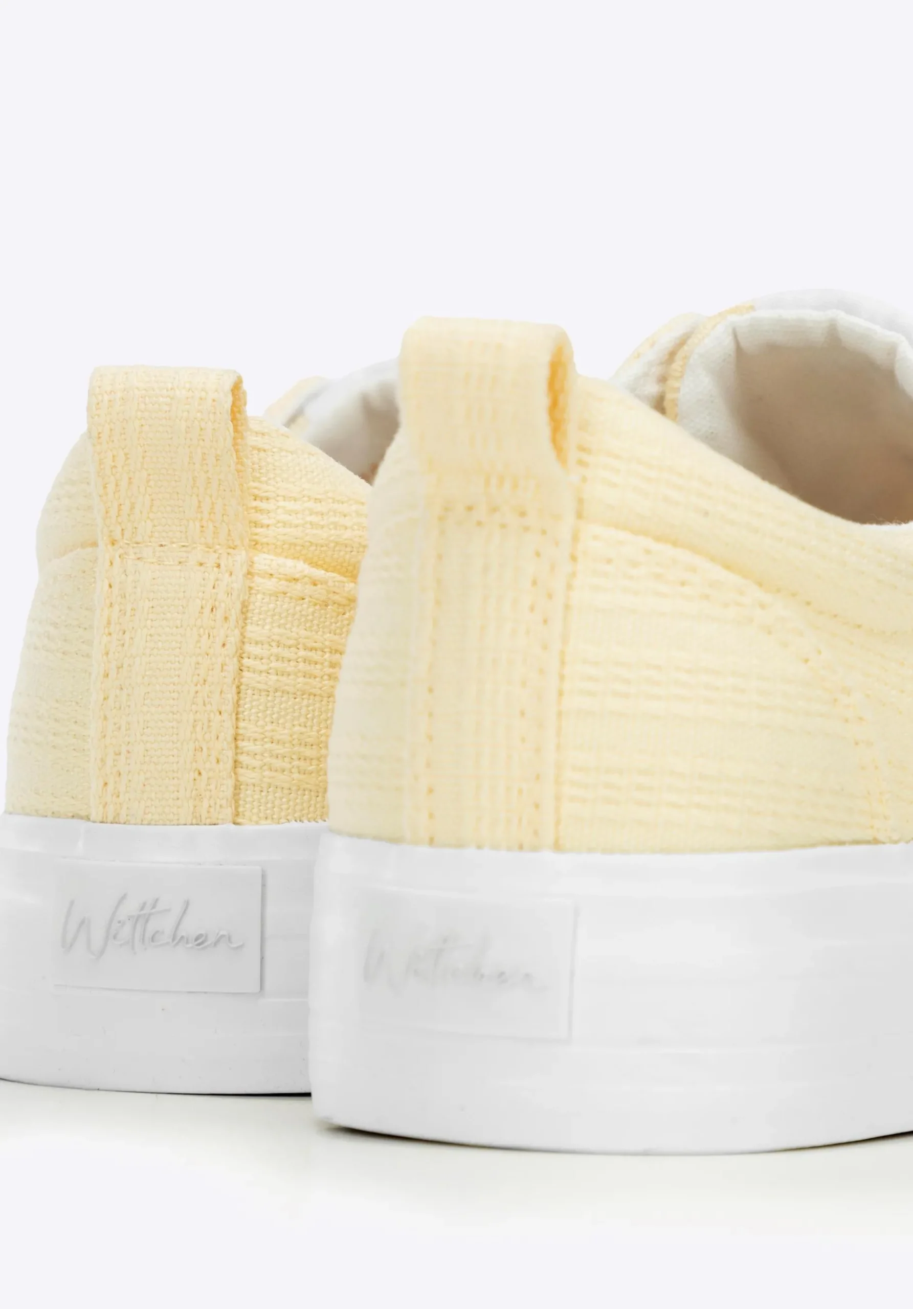 Damskie sneakersy na platformie żółte>WITTCHEN Outlet