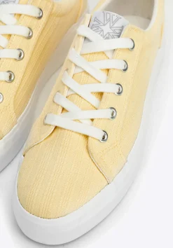 Damskie sneakersy na platformie żółte><noscript><img data-lazyloaded=