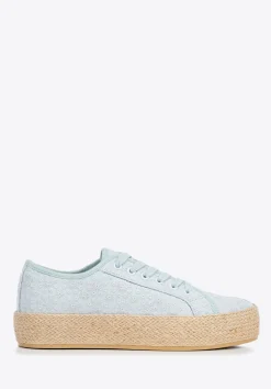 Damskie sneakersy na słomkowej podeszwie e>WITTCHEN Discount