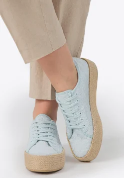 Damskie sneakersy na słomkowej podeszwie e>WITTCHEN Discount