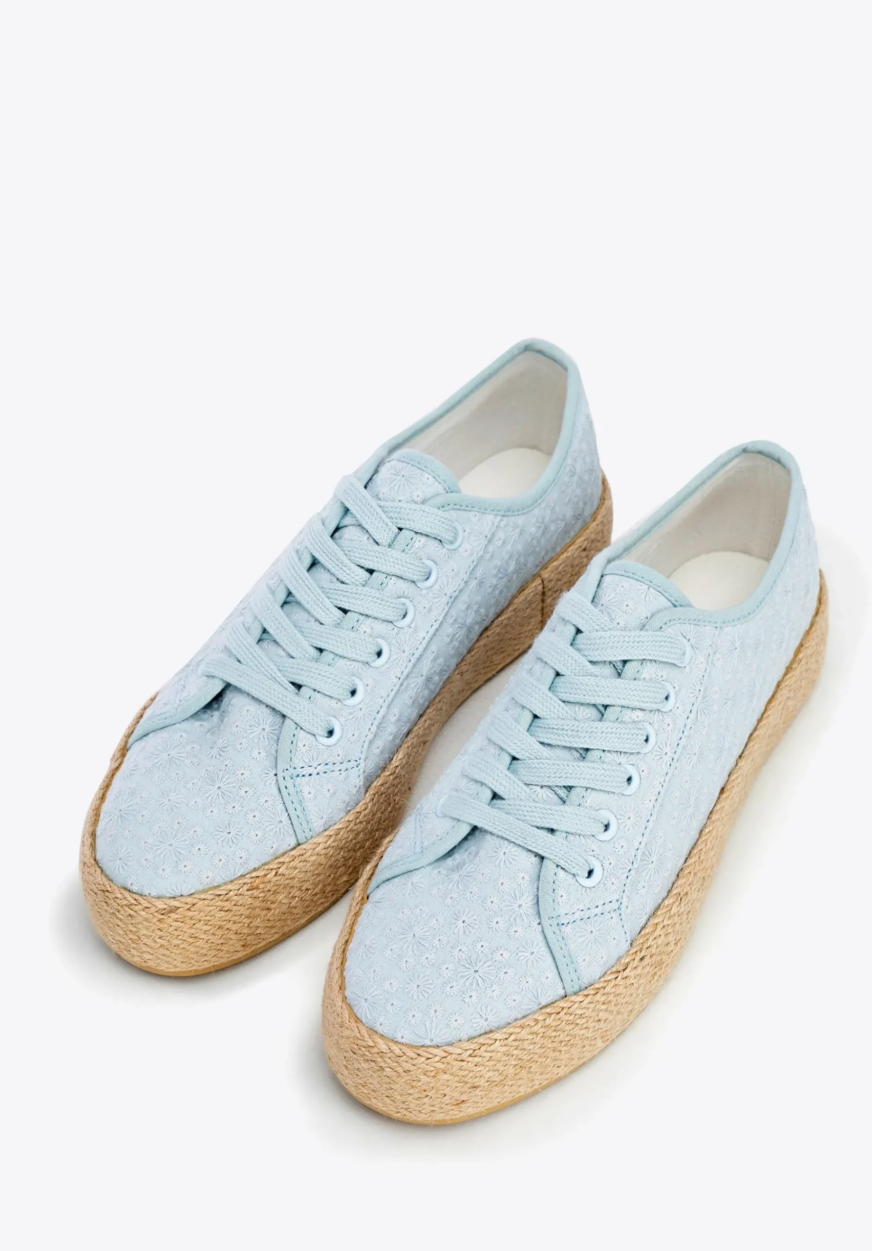 Damskie sneakersy na słomkowej podeszwie e>WITTCHEN Discount