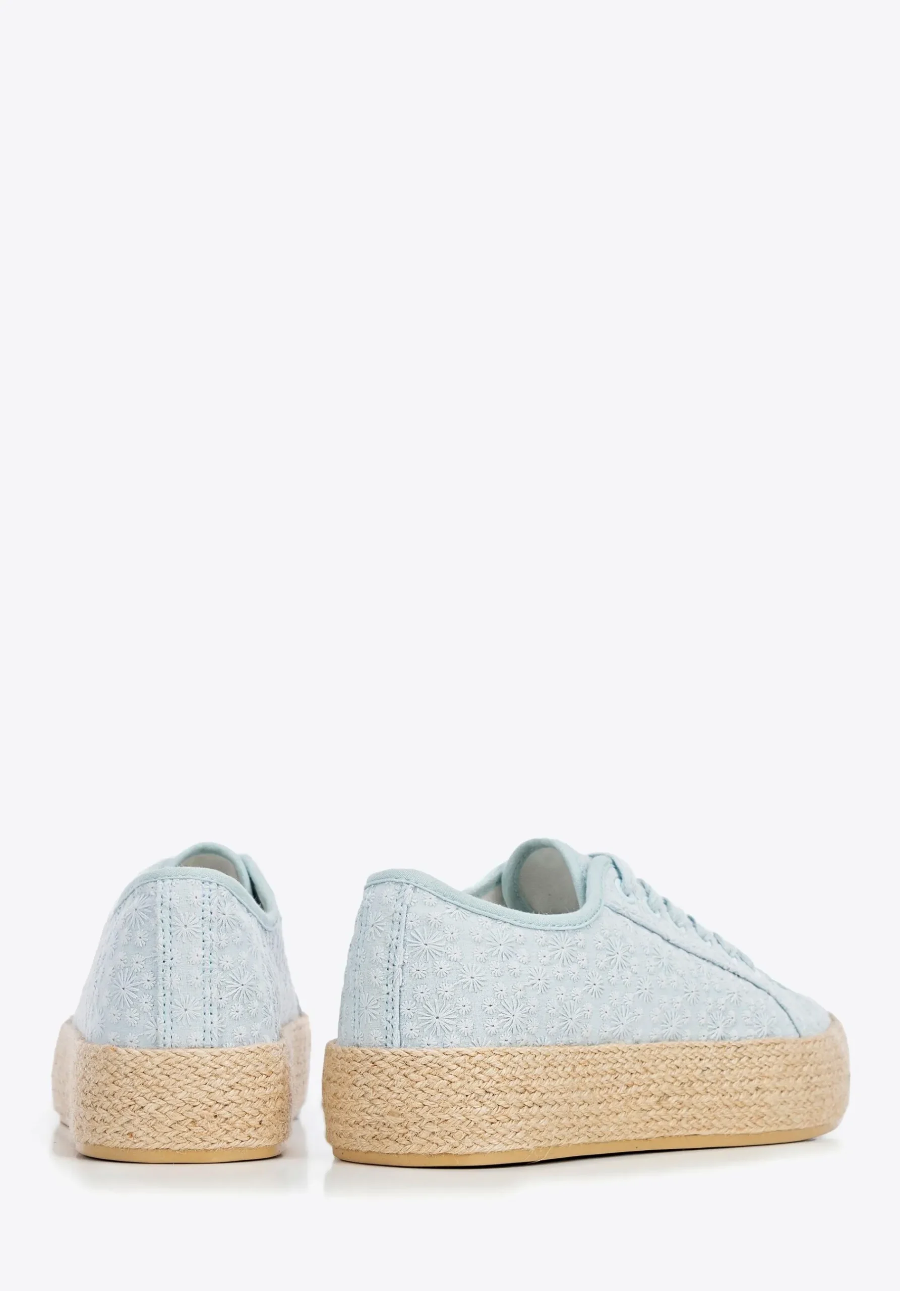 Damskie sneakersy na słomkowej podeszwie e>WITTCHEN Discount
