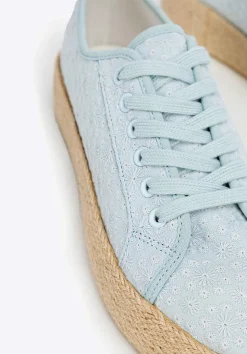 Damskie sneakersy na słomkowej podeszwie e><noscript><img data-lazyloaded=