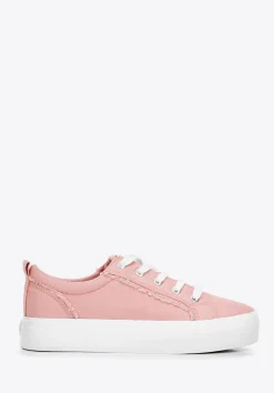 Damskie sneakersy z tkaniny różowe>WITTCHEN Hot