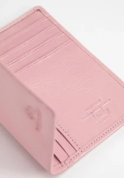Etui na dokumenty skórzane z kieszenią różowe><noscript><img width=