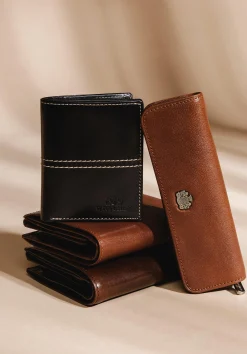 Etui na długopisy skórzane z herbem jasny brąz>WITTCHEN Fashion