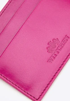 Etui na karty kredytowe z gładkiej skóry><noscript><img width=