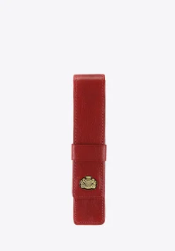 Etui na pióro skórzane z herbem czerwone>WITTCHEN Fashion