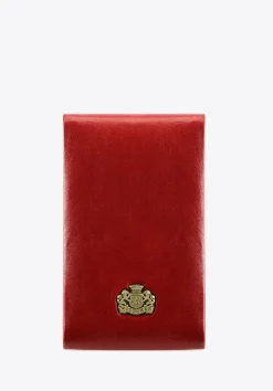 Etui na wizytówki skórzane twarde czerwone>WITTCHEN Discount
