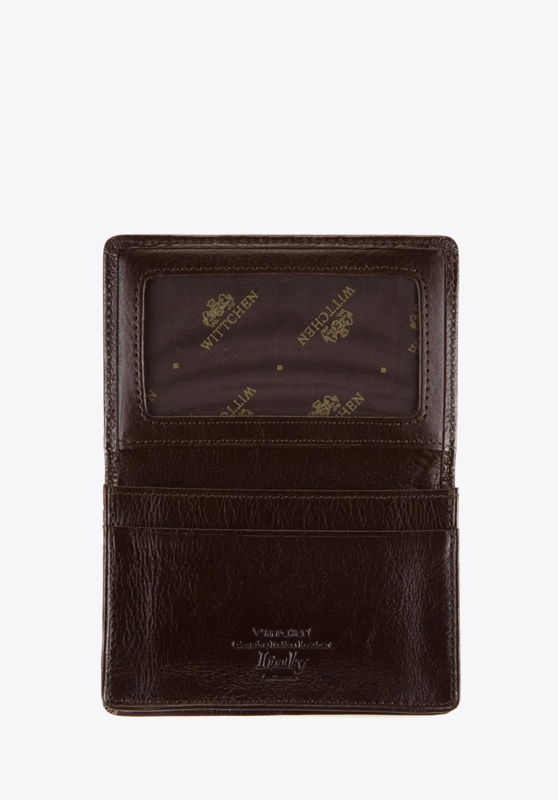Etui na wizytówki skórzane poziome brązowe>WITTCHEN Fashion