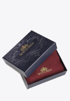 Etui na wizytówki skórzane metalowe czerwone><noscript><img width=