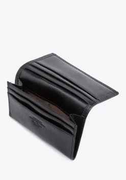 Etui na wizytówki skórzane z monogramem czarne><noscript><img width=