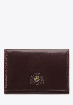 Etui na wizytówki skórzane z monogramem brązowe>WITTCHEN Clearance