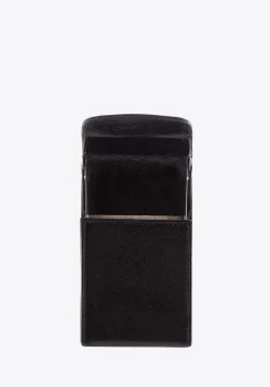 Etui na wizytówki ze skóry licowej czarne>WITTCHEN Fashion