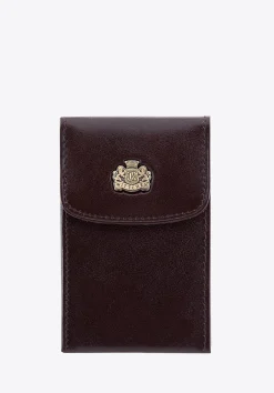 Etui na wizytówki ze skóry licowej brązowe>WITTCHEN Outlet