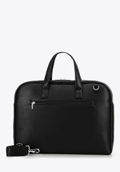 Męska torba z kieszenią na laptopa 15’’ czarna>WITTCHEN Outlet