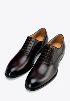 Męskie półbuty ze skóry klasyczne ciemny brąz>WITTCHEN Fashion