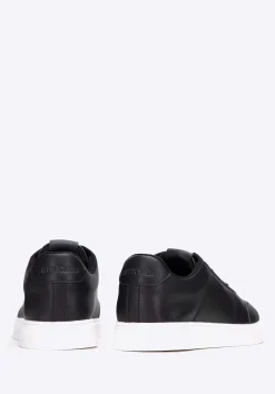 Męskie sneakersy z ekoskóry klasyczne czarne><noscript><img width=