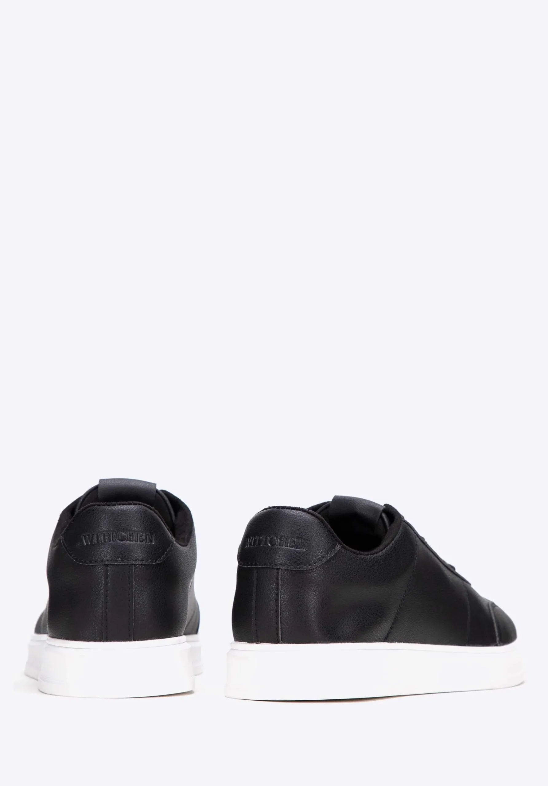 Męskie sneakersy z ekoskóry klasyczne czarne>WITTCHEN New
