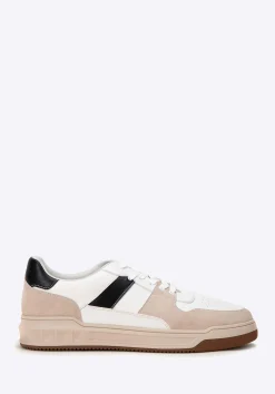 Męskie sneakersy z ekoskóry biało - beżowe>WITTCHEN Clearance