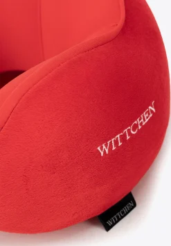 Poduszka podróżna rogal prosta jasny czerwony>WITTCHEN Best