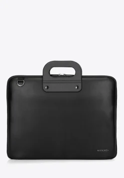 Torba na laptopa 15” z imitacji skóry czarna>WITTCHEN Best