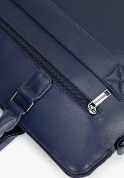 Torba na laptopa 16” z imitacji skóry granatowa><noscript><img width=
