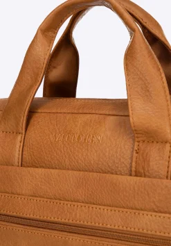 Torba na laptopa 17" z imitacji skóry brązowa><noscript><img width=