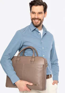 Torba na laptopa 16" ze skóry>WITTCHEN New