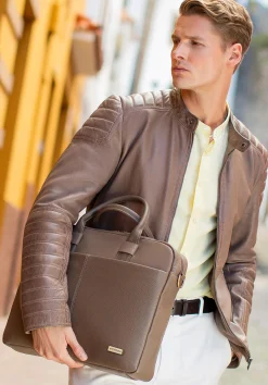 Torba na laptopa 16" ze skóry>WITTCHEN New